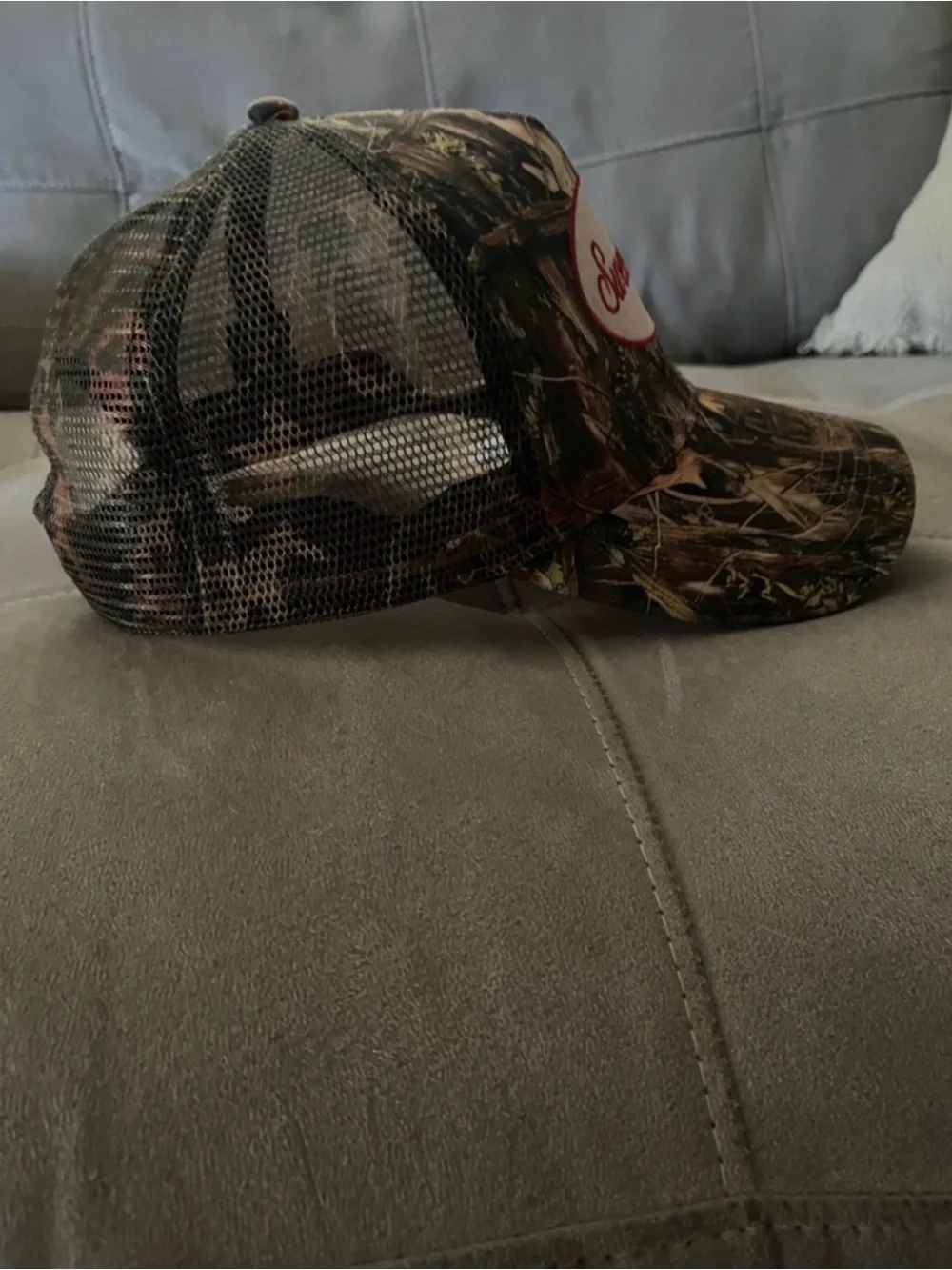 Camo “Sweetheart” Baseball Cap/hat - Brown & Green